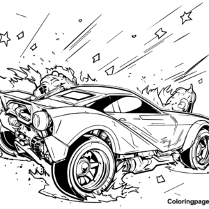 Rocket League Coloring Pages Printable for Free Download