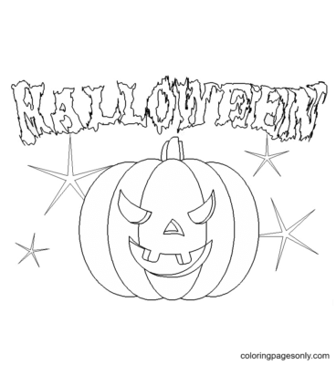 Halloween Pumpkin Coloring Pages Printable For Free Download