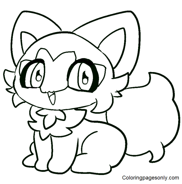 Sprigatito Coloring Pages Printable for Free Download