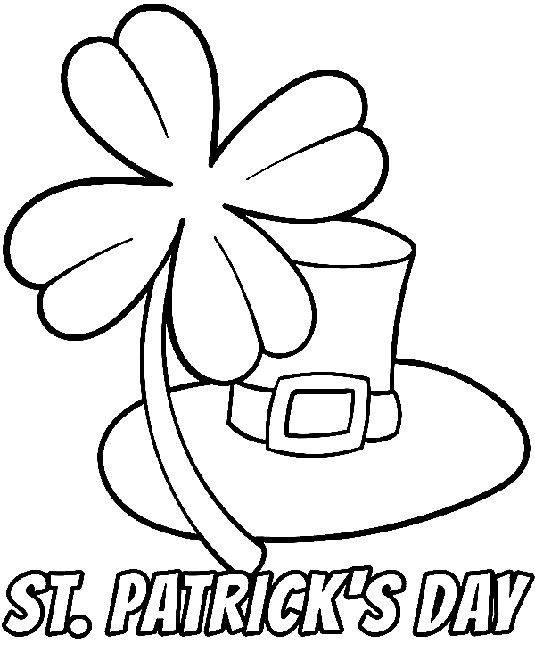 Happy St. Patricks Day Coloring Pages Printable for Free Download