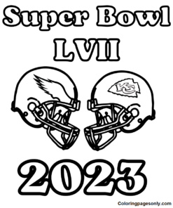 Super Bowl 2023 Coloring Pages Printable For Free Download