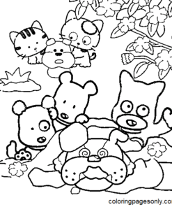 Tama and Friends Coloring Pages Printable for Free Download