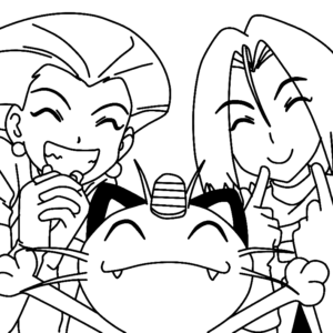 Team Rocket Coloring Pages Printable for Free Download