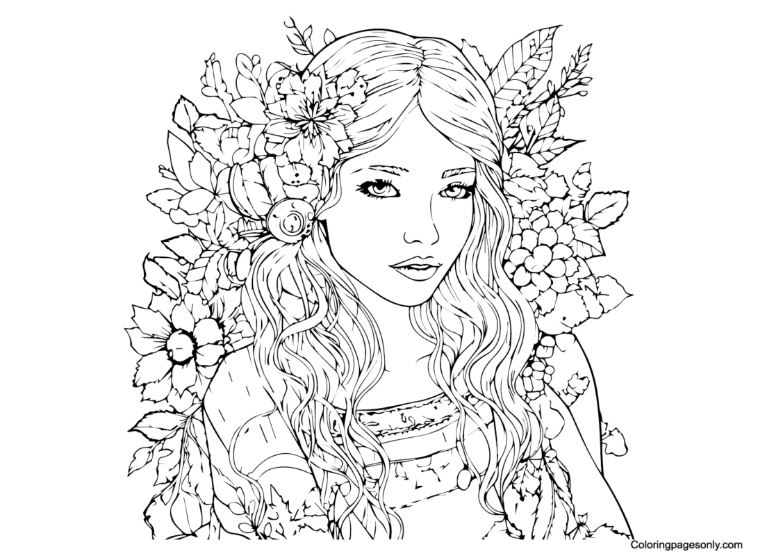 Teenage Girls Coloring Pages Printable for Free Download