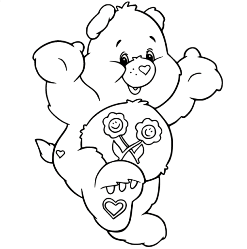 Care Bears Coloring Pages Printable for Free Download