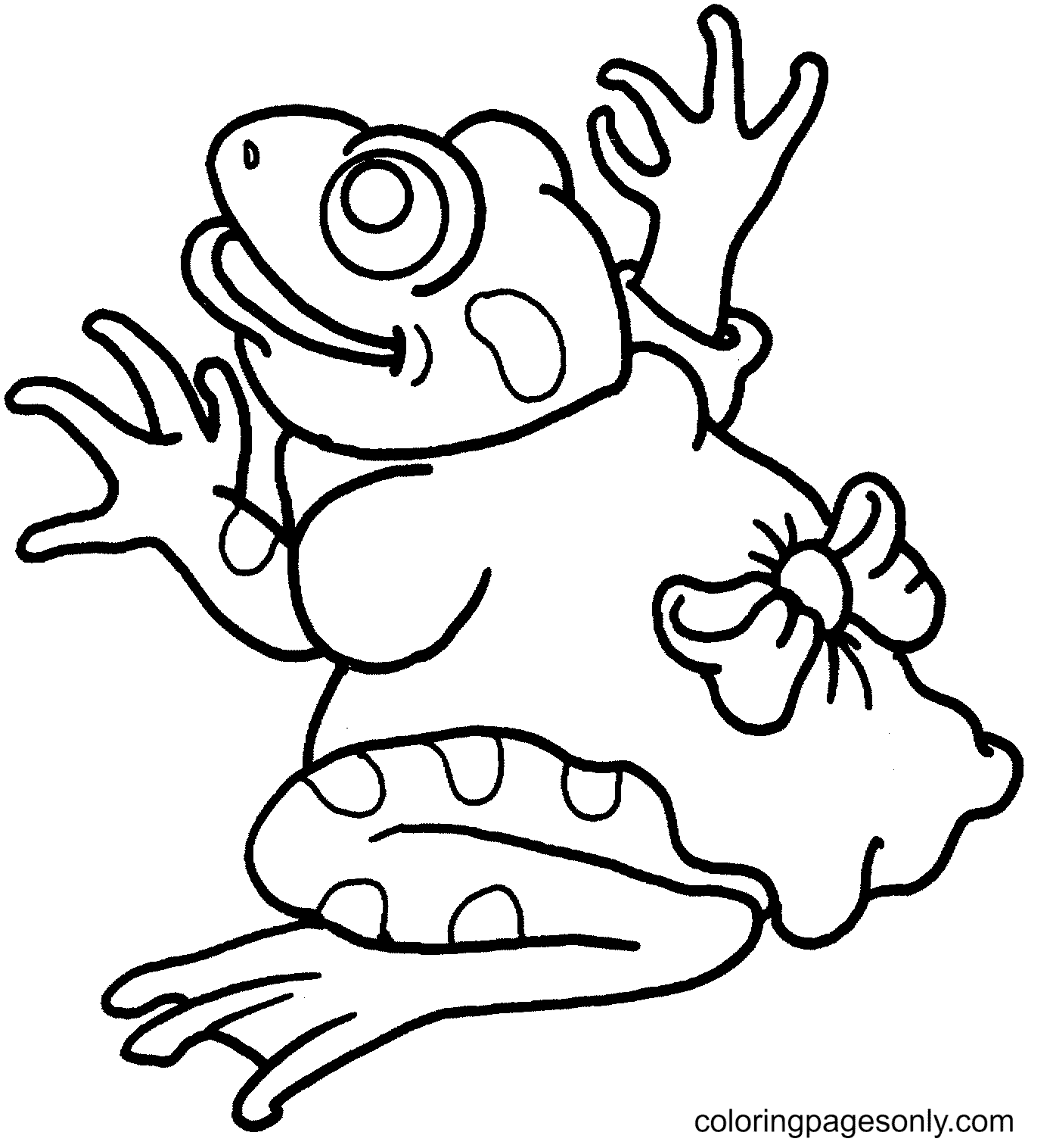 Frog Coloring Pages Printable for Free Download