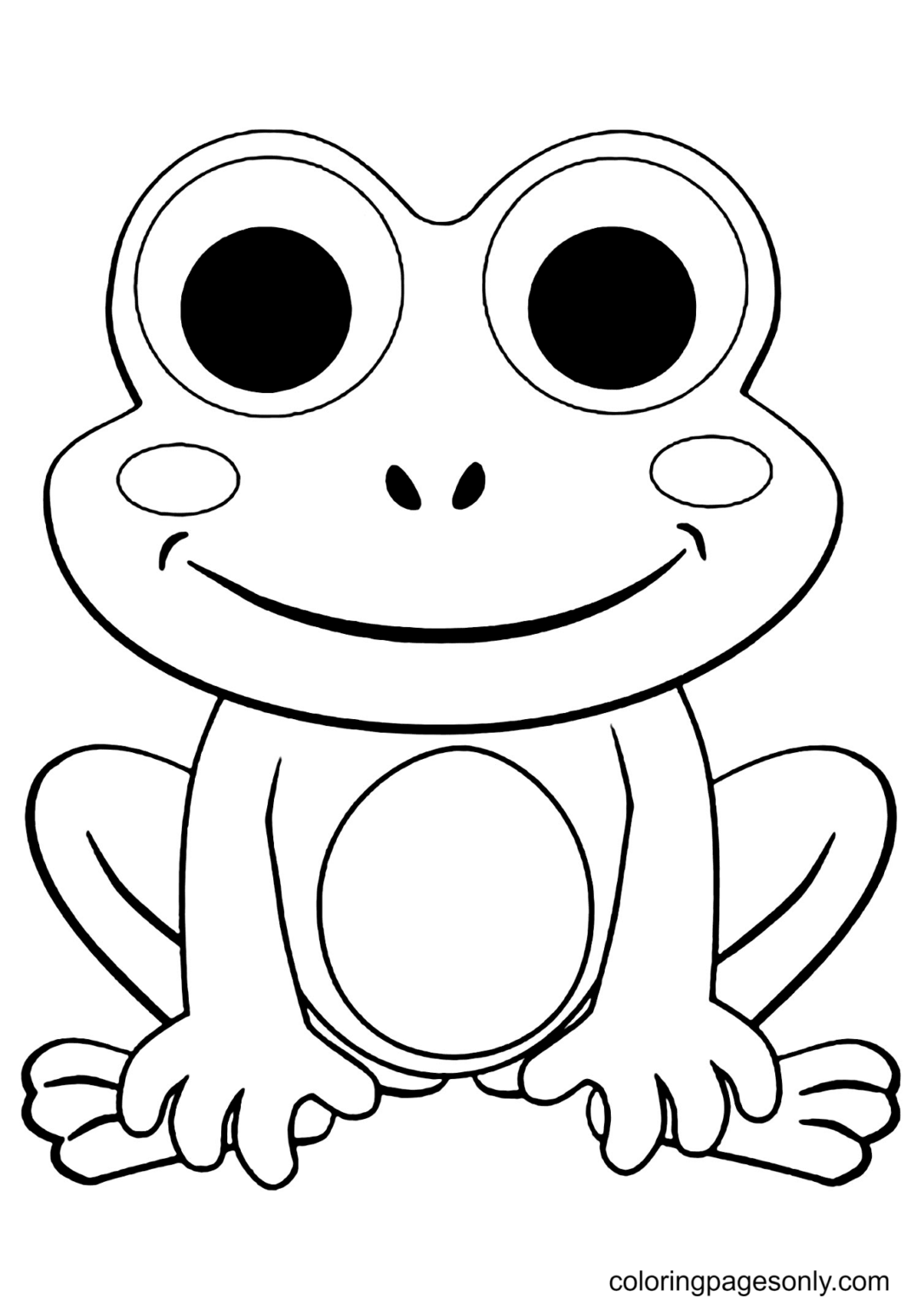 Frog Coloring Pages Printable for Free Download