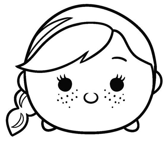 Tsum Tsum Coloring Pages Printable for Free Download