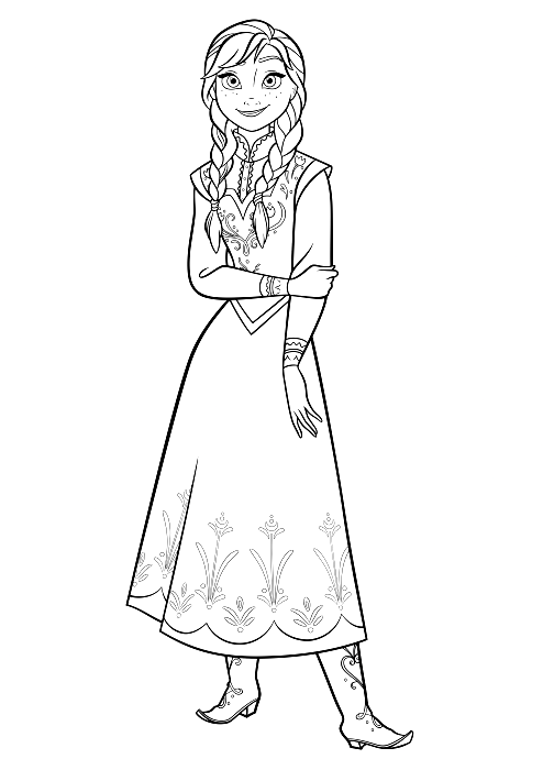 Anna Coloring Pages Printable for Free Download