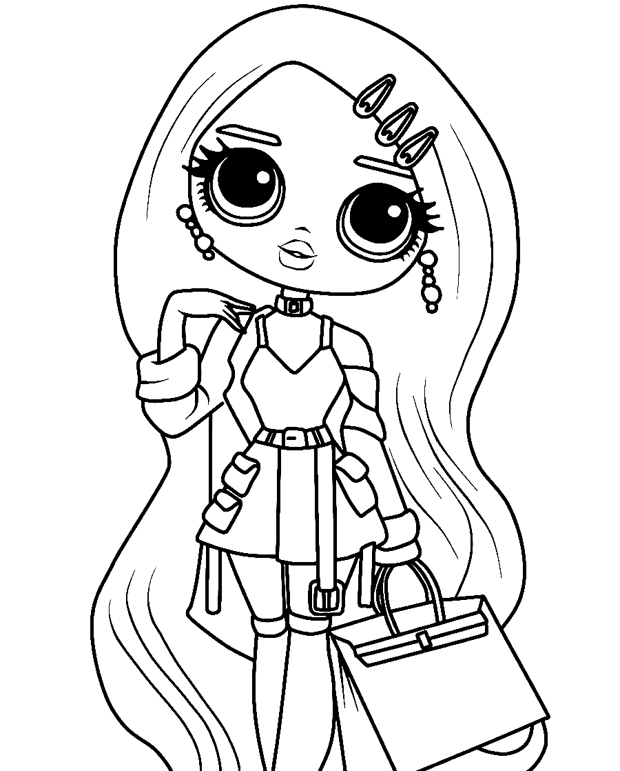 Free Printable LOL OMG Coloring Pages for Adults and Kids 