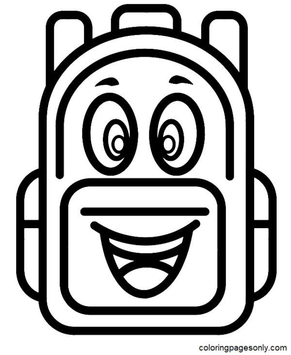 Backpack Coloring Pages Printable for Free Download