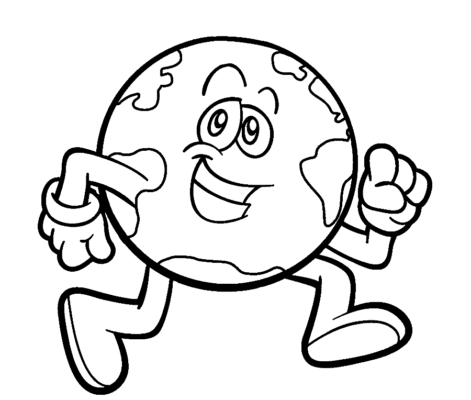 Earth Coloring Pages Printable for Free Download