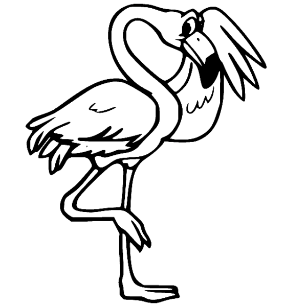 Flamingo Coloring Pages Printable for Free Download