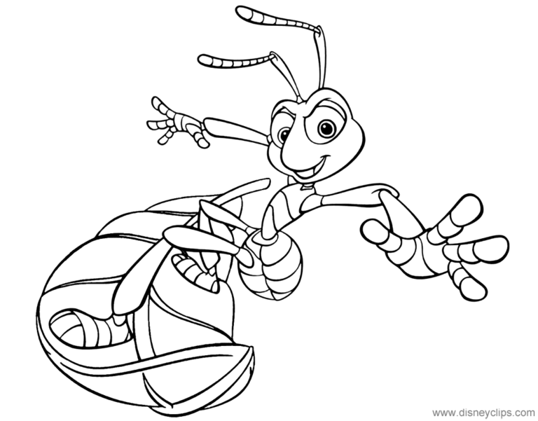 A Bug's Life Coloring Pages Printable for Free Download