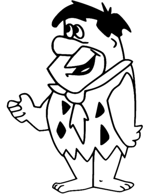 Flintstones Coloring Pages Printable for Free Download