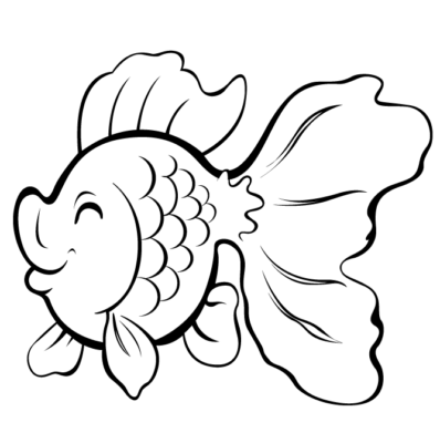 Goldfish Coloring Pages Printable for Free Download