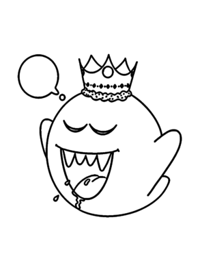 King Boo Coloring Pages Printable for Free Download