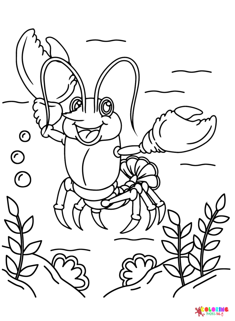 Lobster Coloring Pages Printable for Free Download