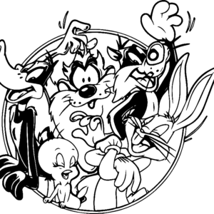 looney tunes coloring page