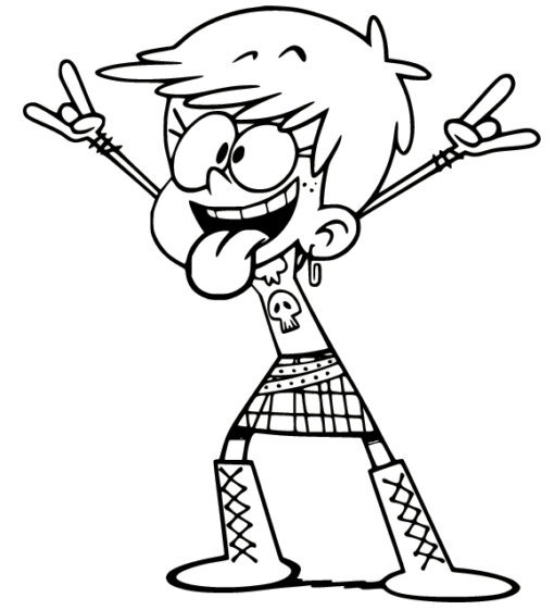 The Loud House Coloring Pages Printable for Free Download