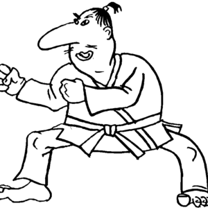 Martial Arts Coloring Pages Printable for Free Download