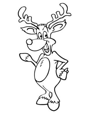 Rudolph Coloring Pages Printable for Free Download