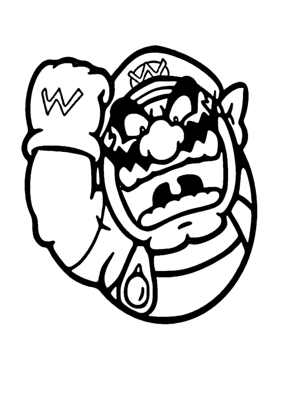 Wario Coloring Pages Printable for Free Download