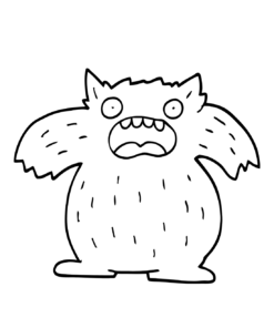 Yeti Coloring Pages Printable for Free Download