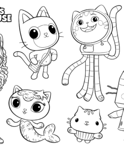 26+ Gabby'S Dollhouse Coloring Pages