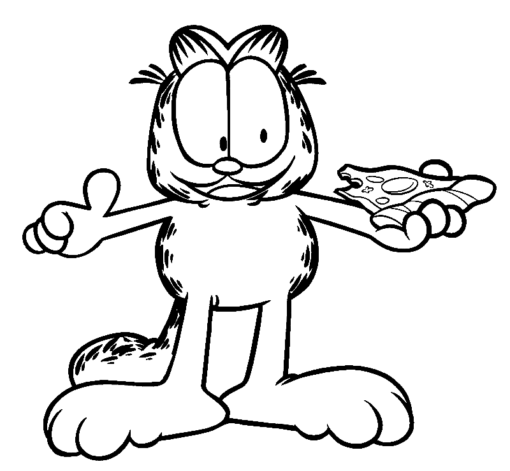 Garfield Coloring Pages Printable for Free Download