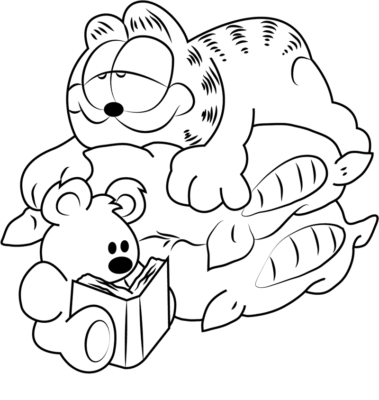 Garfield Coloring Pages Printable For Free Download