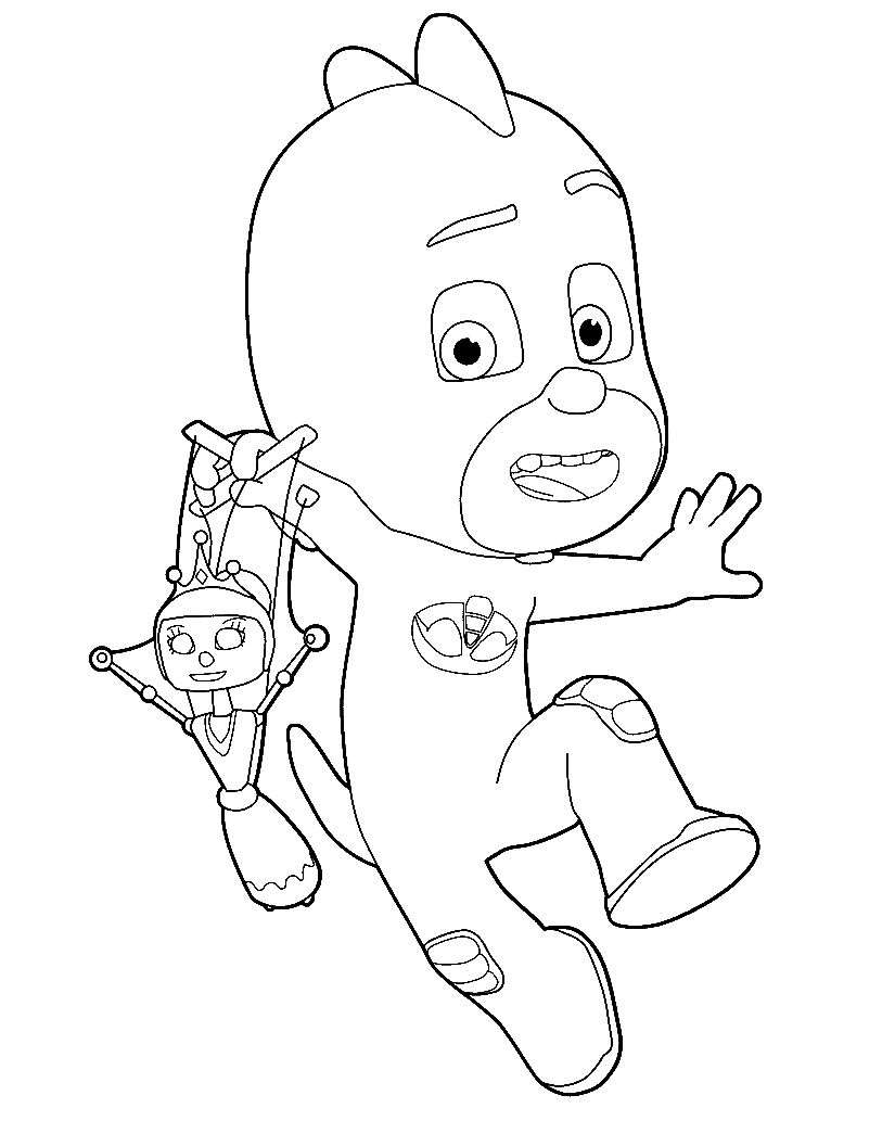 PJ masks Coloring Pages Printable for Free Download