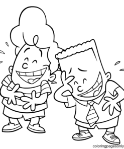 Captain Underpants Coloring Pages Printable for Free Download