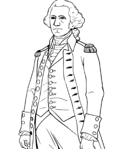 George Washington Coloring Pages Printable for Free Download