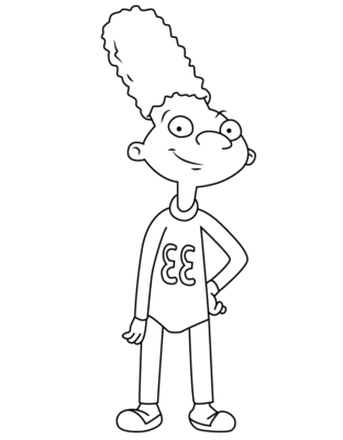 Hey Arnold! Coloring Pages Printable for Free Download