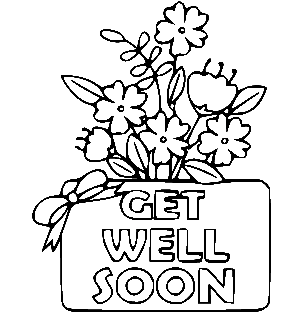 Get Well Soon Coloring Pages - Free & Printable!