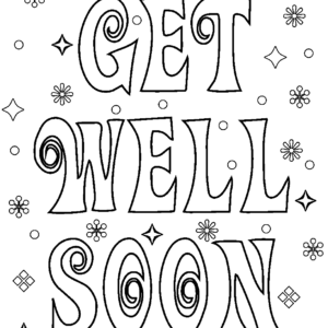 Get Well Soon Coloring Pages Printable for Free Download