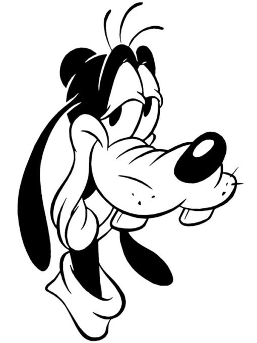 Goofy Coloring Pages Printable for Free Download