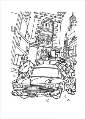 Ghostbusters Coloring Pages Printable for Free Download