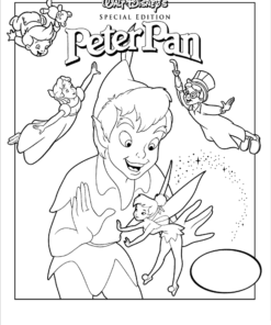 Peter Pan Coloring Pages Printable for Free Download