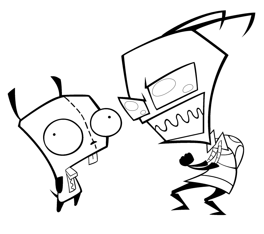 Invader Zim Coloring Pages Printable for Free Download