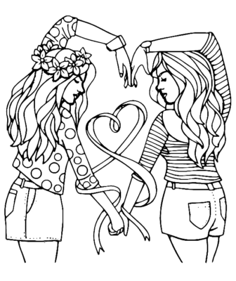 BFF Coloring Pages Printable for Free Download