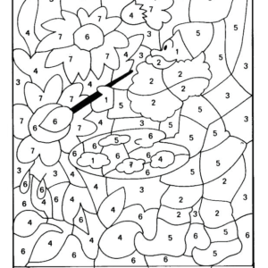 Color by Number Coloring Pages Printable for Free Download