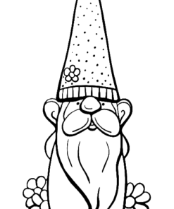 Gnome Coloring Book For Adults: 20 Gnome Stress Relief Coloring