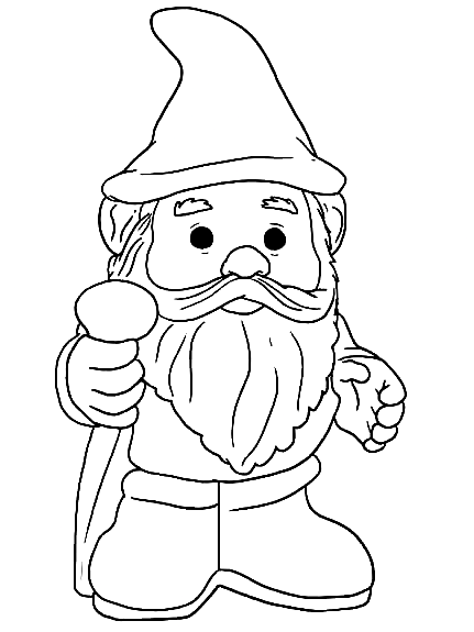 Gnome Coloring Pages Printable for Free Download