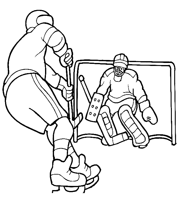 Hockey Coloring Pages Printable for Free Download