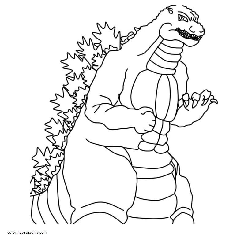 Godzilla Coloring Pages Printable for Free Download