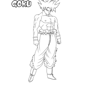 20+ Free Printable Goku Coloring Pages 