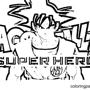 Dragon Ball Z Coloring Pages Printable for Free Download