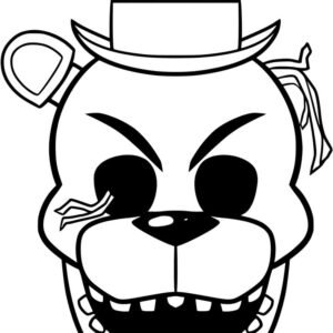 Various Five Nights At Freddy's Coloring Pages PDF To Your Kids -  Coloringfolder.com